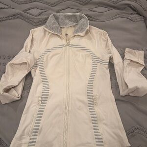 lululemon athletica White and Gray Jacket